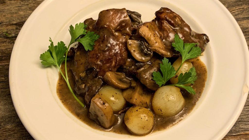 Coq au vin, czyli kurczak w winie