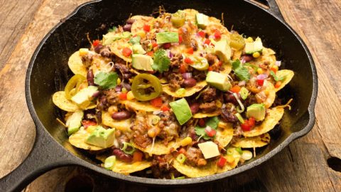 Nachos z wołowiną